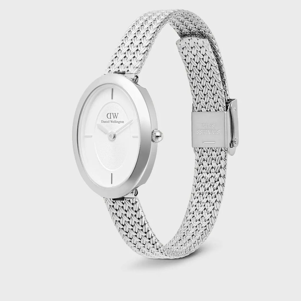 Orologio Daniel Wellington Juliette Sunray Acciaio e Cinturno Maglia Intrecciata DW00100884
