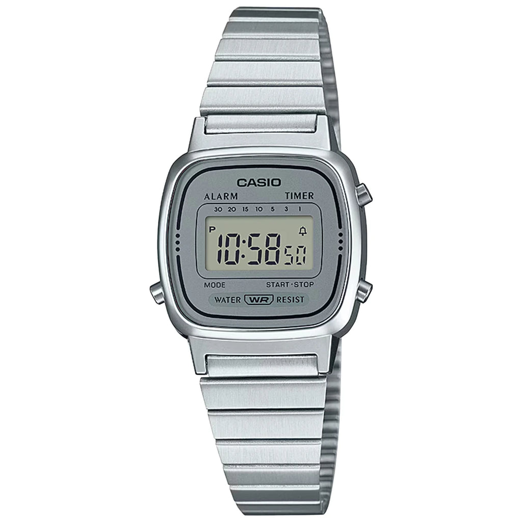 Orologio Donna Casio Collection Quadrante Grigio Acciaio LA670WEA-7EF