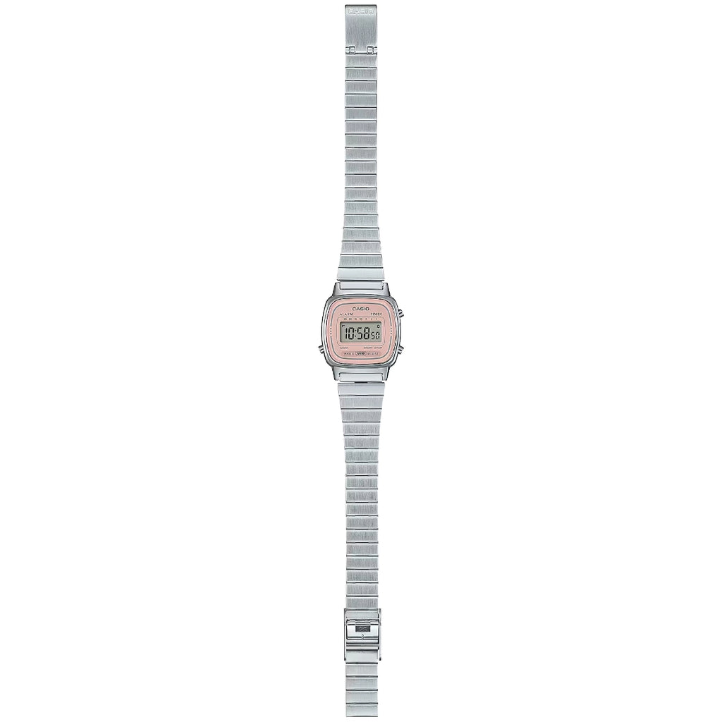 Orologio Donna Casio mini Collection Quadrante Rosa Acciaio LA670WEA-4A2EF