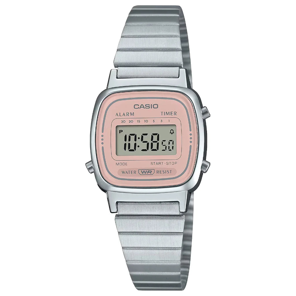 Orologio Donna Casio mini Collection Quadrante Rosa Acciaio LA670WEA-4A2EF