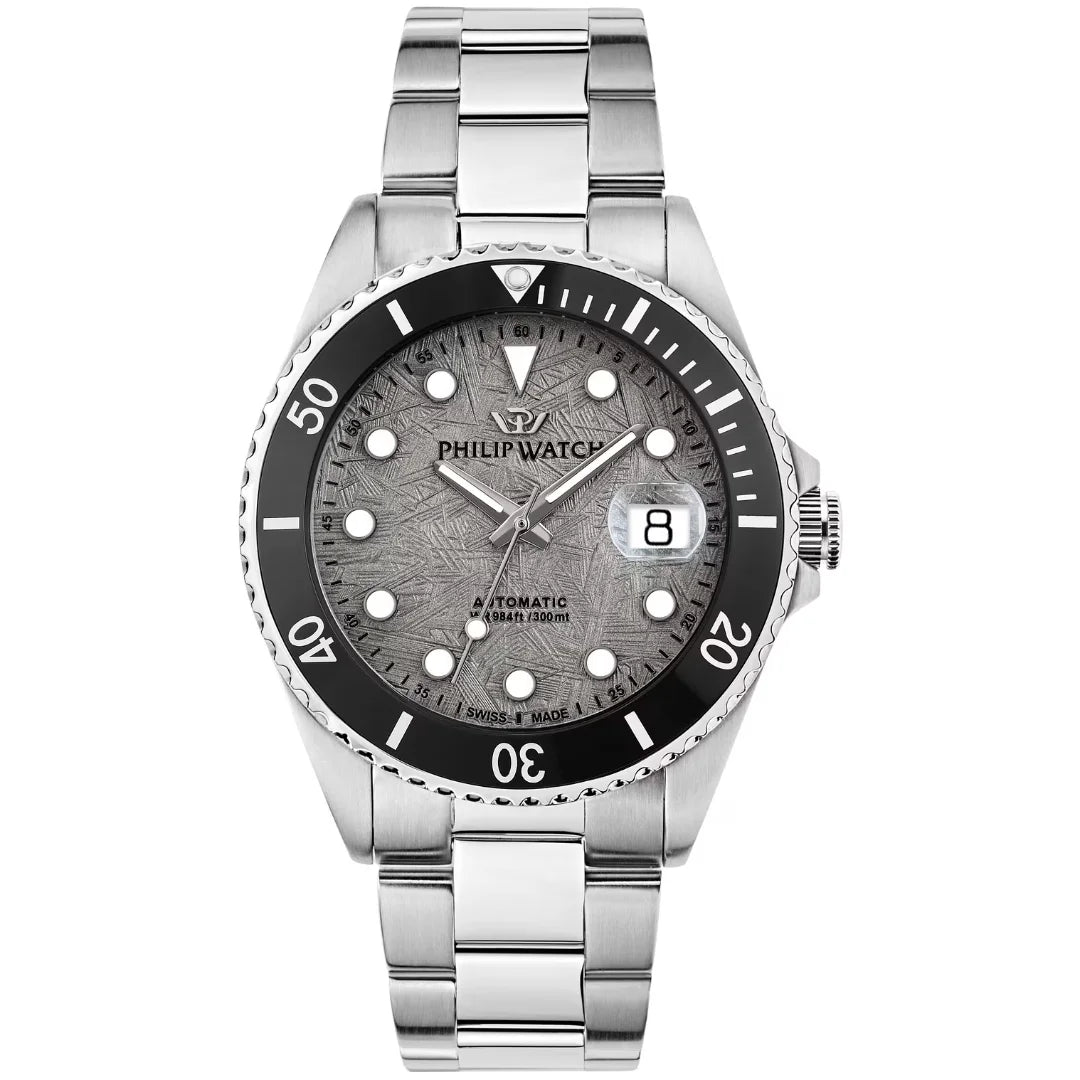 Orologio Philip Watch Automatico Caribe Diving Quadranet Meteorite R8223597119