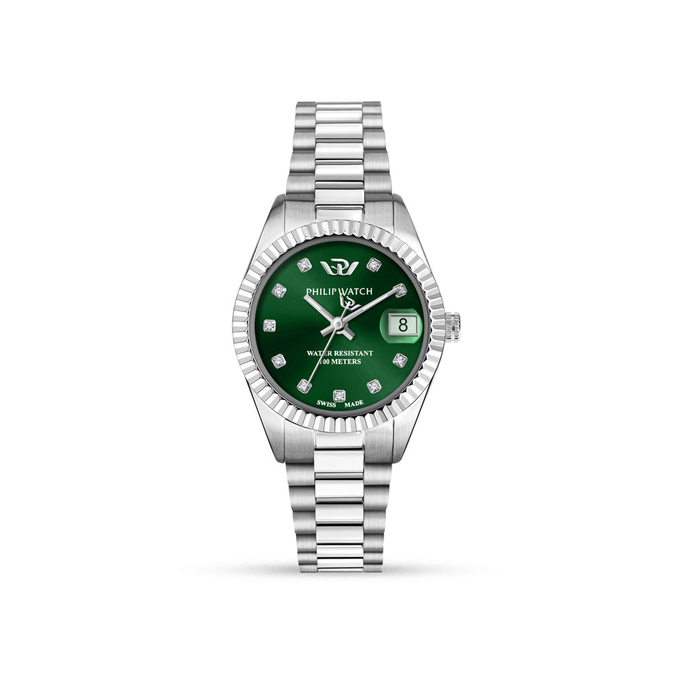 Orologio Philip Watch Caribe Urban Verde con Diamanti R8253597649