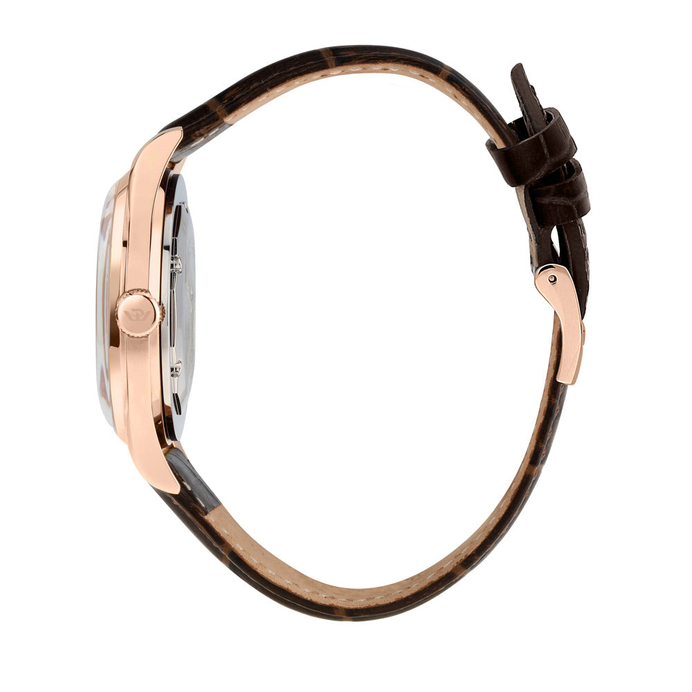 Orologio Sunray Pelle Gold Rosé Philip Watch R8251180020