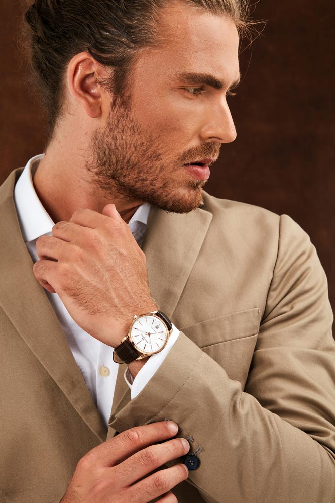 Orologio Sunray Pelle Gold Rosé Philip Watch R8251180020
