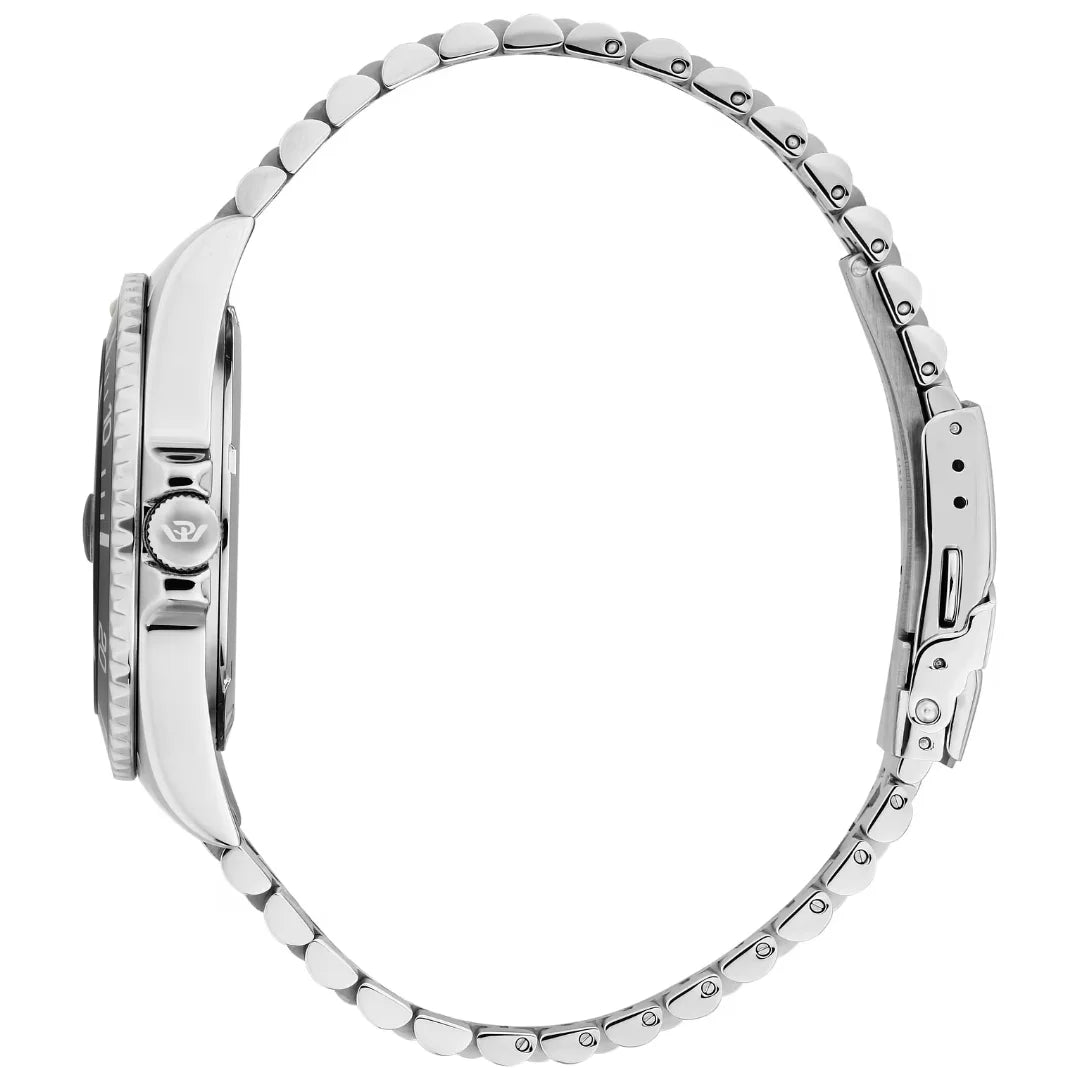 Orologio Philip Watch Tempo e Data Caribe Sport Quadrante Nero R8253597127