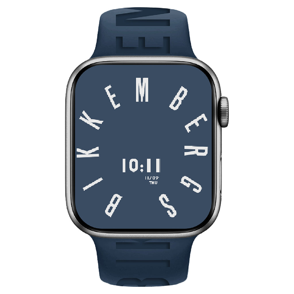 Orologio Smartwatch Bikkembergs Alluminio e Silicone Blu 43mm BK31