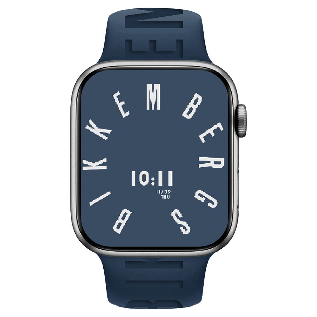 Orologio Smartwatch Bikkembergs Alluminio e Silicone Blu 43mm BK31
