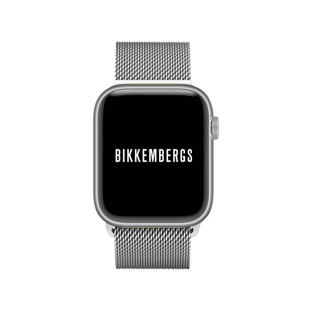 Orologio Smartwatch Bikkembergs Alluminio e Maglia Milano Argentata 43mm BK16-3
