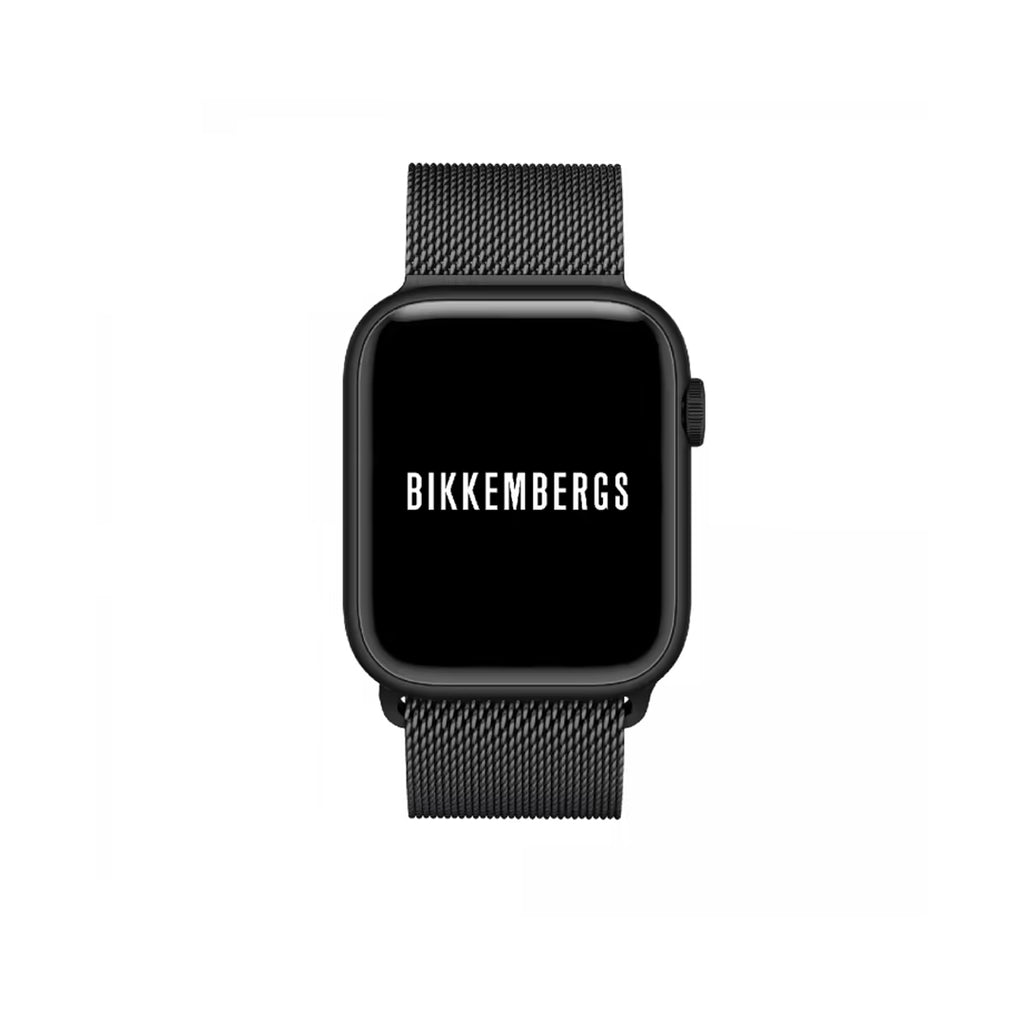 Orologio Smartwatch Bikkembergs Alluminio e Maglia Milano Nera 41mm BK15-1