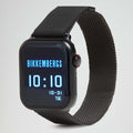 Orologio Smartwatch Bikkembergs Alluminio e Maglia Milano Nera 43mm BK16-1