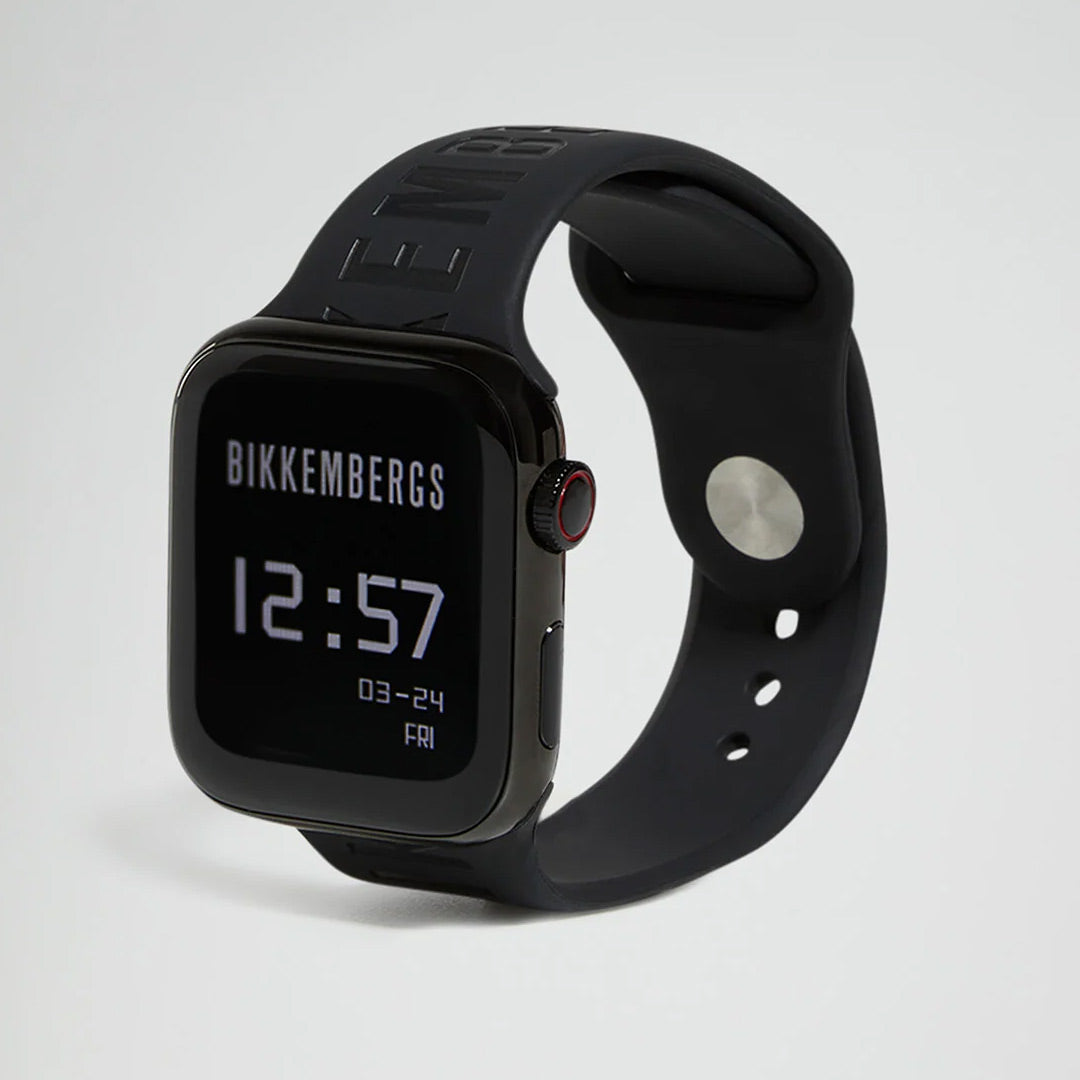 Orologio Smartwatch Bikkembergs Alluminio e Silicone Nero 43mm BK32