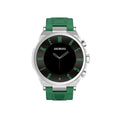 Orologio Smartwatch Bikkembergs Cassa Silver Cinturino Silicone Verde Super AMOLED 46mm BK-GT504