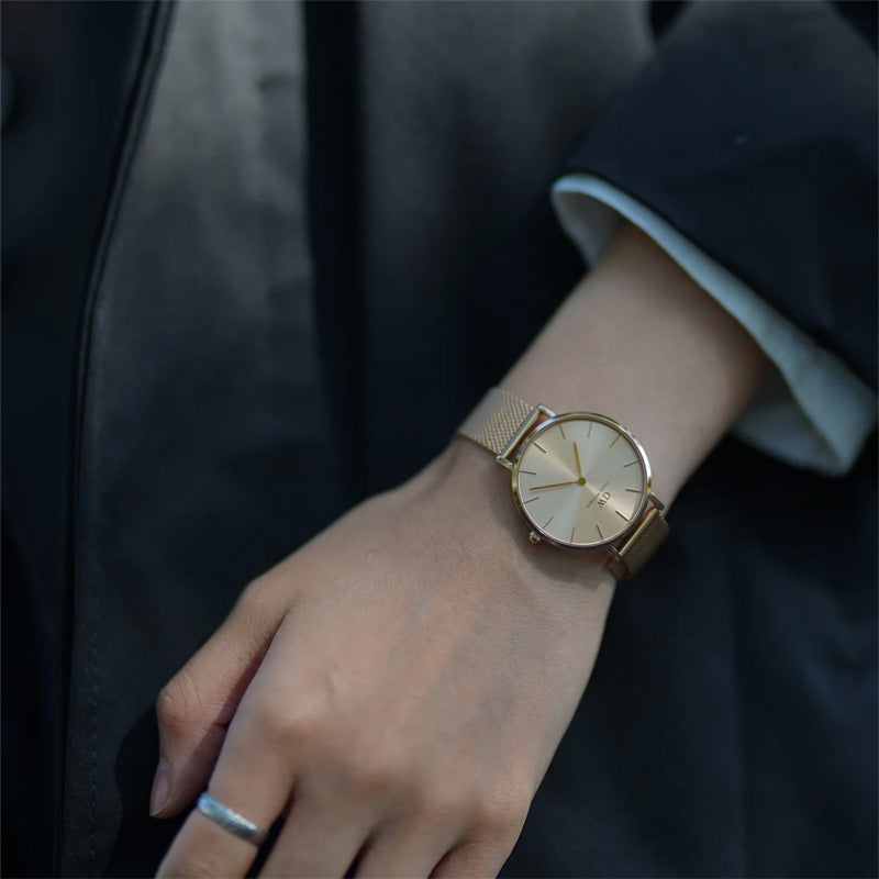 Orologio Solo Tempo Acciaio Dorato Petite Unitone Daniel Wellington DW00100474