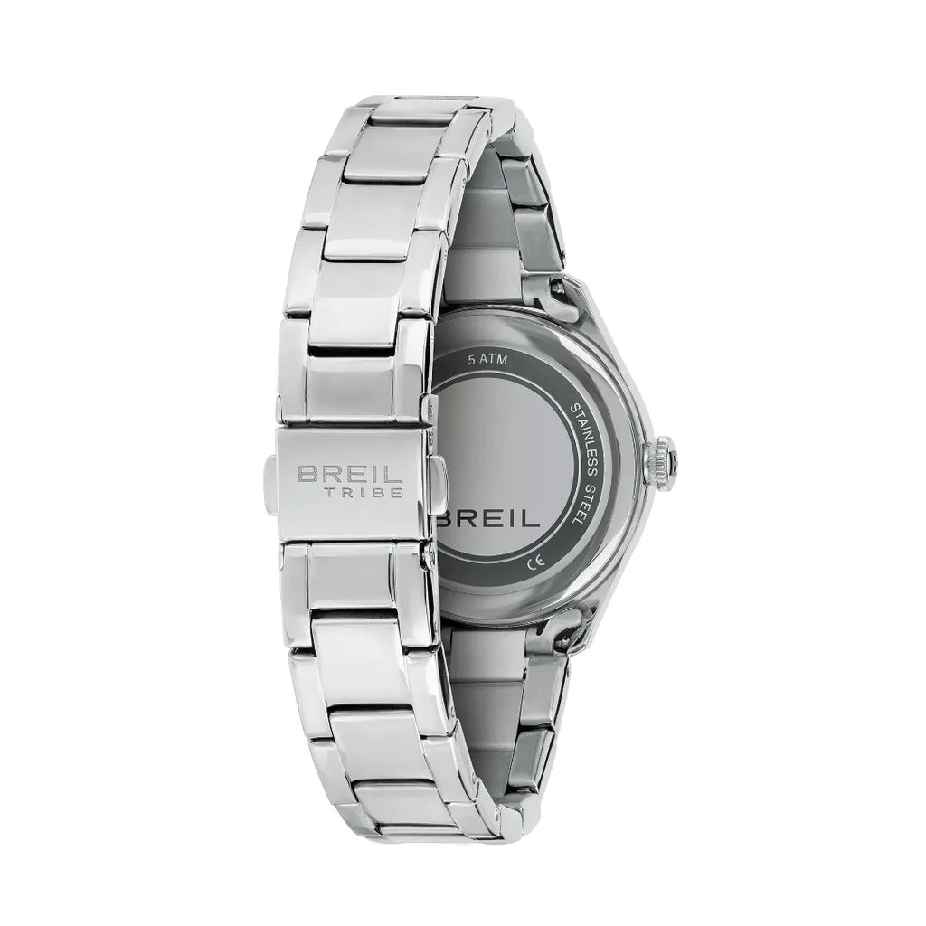 Orologio Solo Tempo Breil Classic Elegance Argentato e Blu EW0723