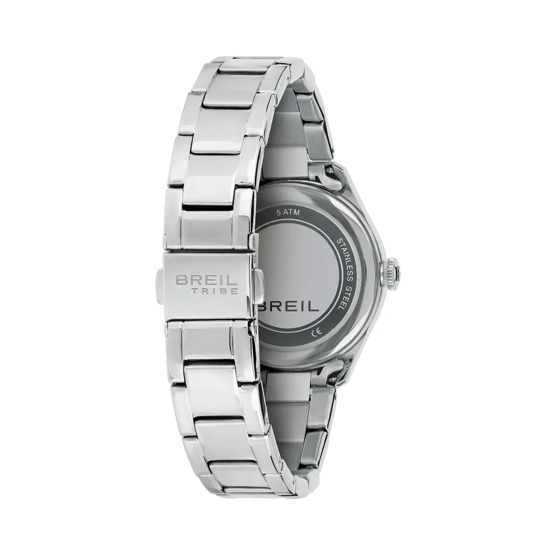 Orologio Solo Tempo Breil Classic Elegance Argentato e Blu EW0723