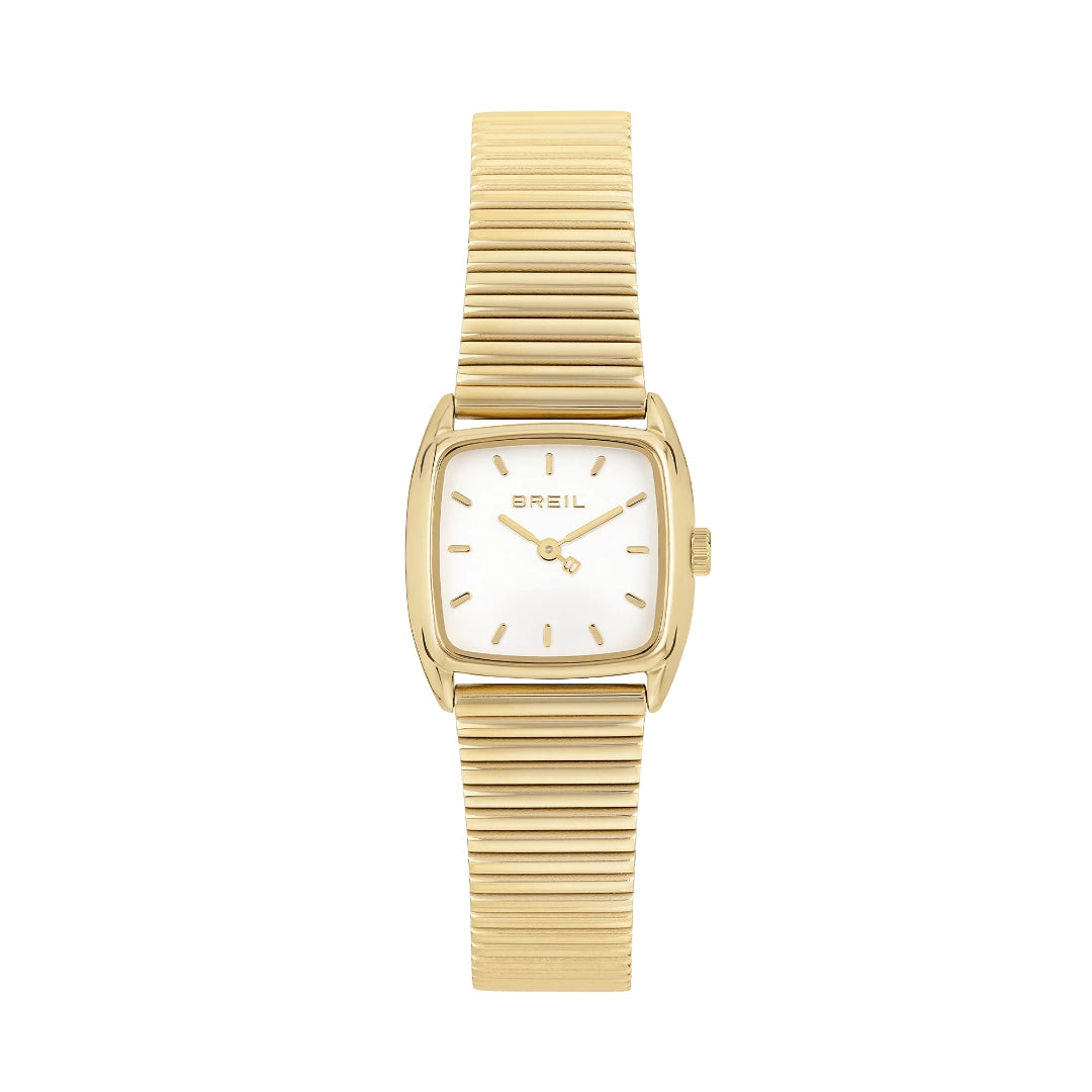 Orologio Solo Tempo Breil Stylize Bianco e Dorato TW2051