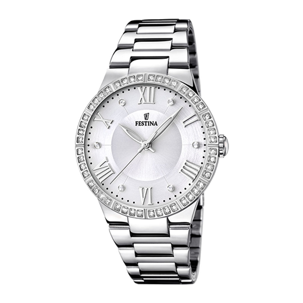 Orologio Solo Tempo Festina Boyfriend Argentato e Acciaio F16719/1