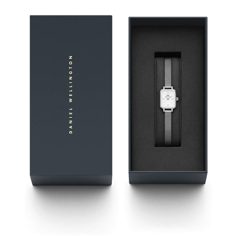 Orologio Solo Tempo Quadro Mini Sterling Acciaio Daniel Wellington DW00100726