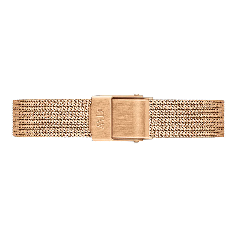 Orologio Unisex Daniel Wellington Petite Pressed Melrose Cassa Acciaio Gold Rosé Solo Tempo DW00100447