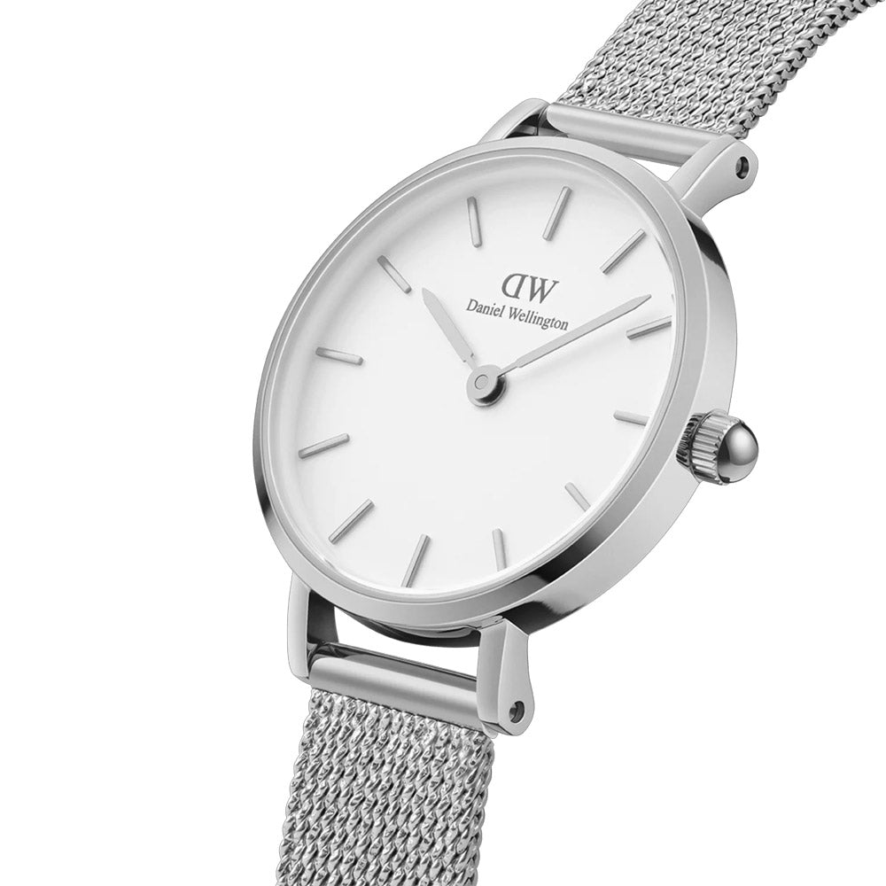 Orologio Unisex Daniel Wellington Petite Pressed Sterling Cassa Acciaio Solo Tempo DW00100442