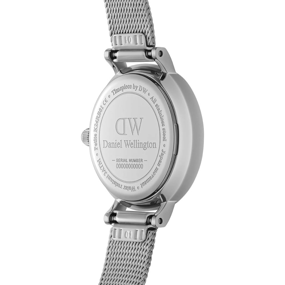Orologio Unisex Daniel Wellington Petite Pressed Sterling Cassa Acciaio Solo Tempo DW00100442