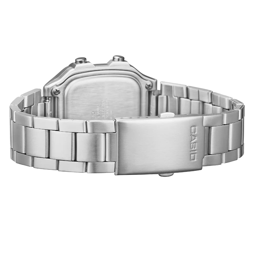 Orologio Viaggio Casio Cinturino Acciaio AE-1200WHD-1AVEF