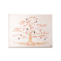 Pannello Quadro Albero Buona Vita Rosa Legno Argento 925‰ Acca Argenti QD 102R 17x24