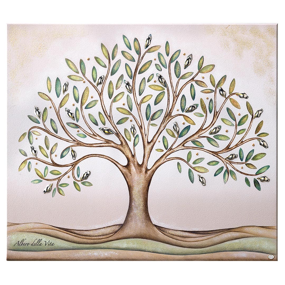 Quadro Acca Argenti Albero Della Vita 50x60
