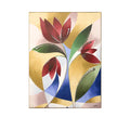 Quadro Acca Argenti Tulipani Legno e Argento QD.185 30X40