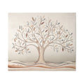 Quadro Decorativo Acca Argenti Albero della Vita Legno Argento e Cristalli Swarovski QD.90 50X60