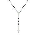 Rosario Amen Classico Cristalli Argento 925 CROBN4