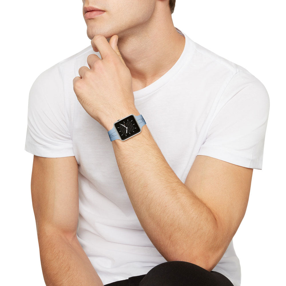 Smartwatch SBT-X Celeste Argento Doppio Cinturino Breil Tribe EW0667