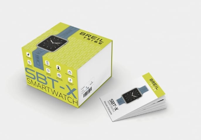 Smartwatch SBT-X Celeste Blu Doppio Cinturino Breil Tribe EW0670