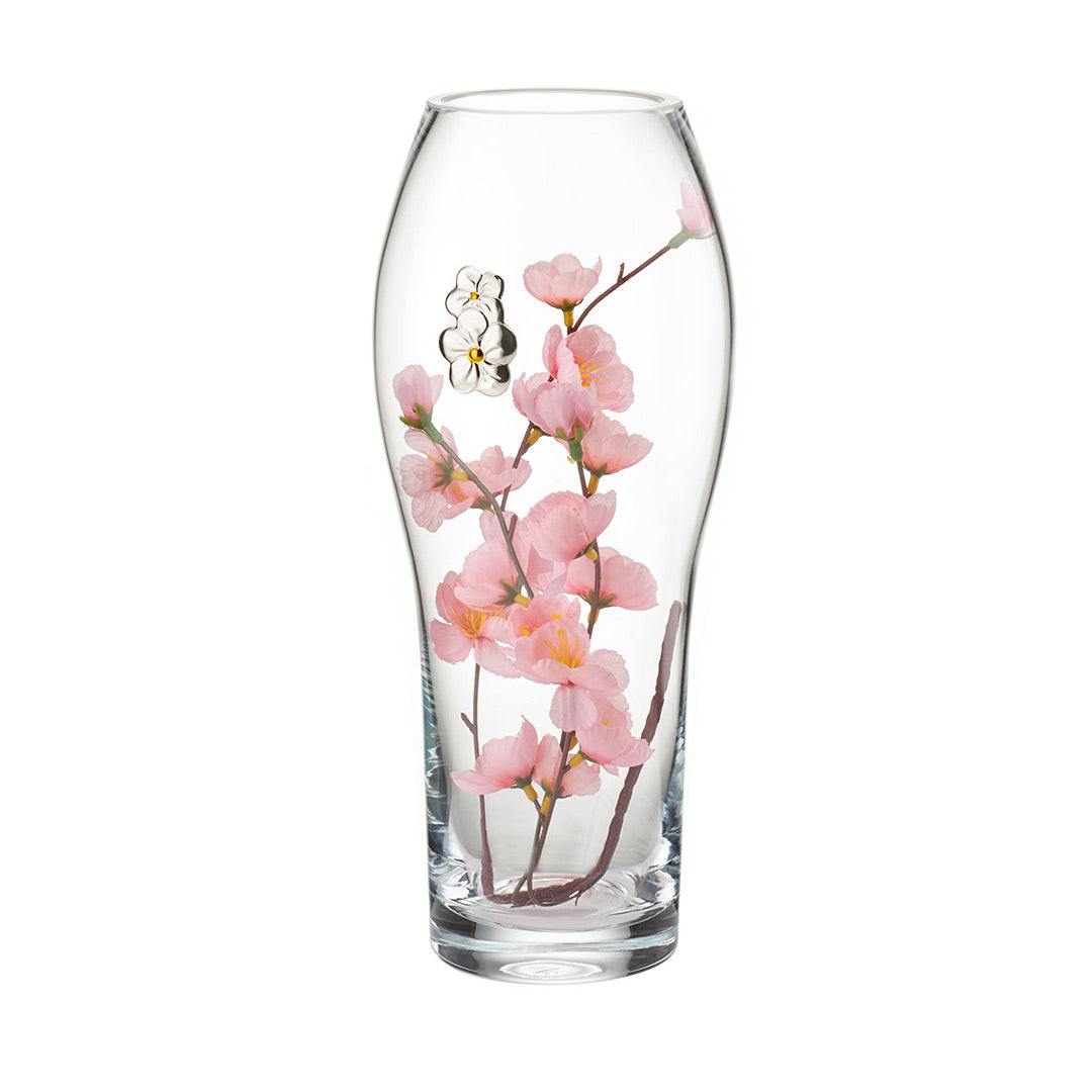 Vaso Acca Fiori Cristallo e Argento V.663.1