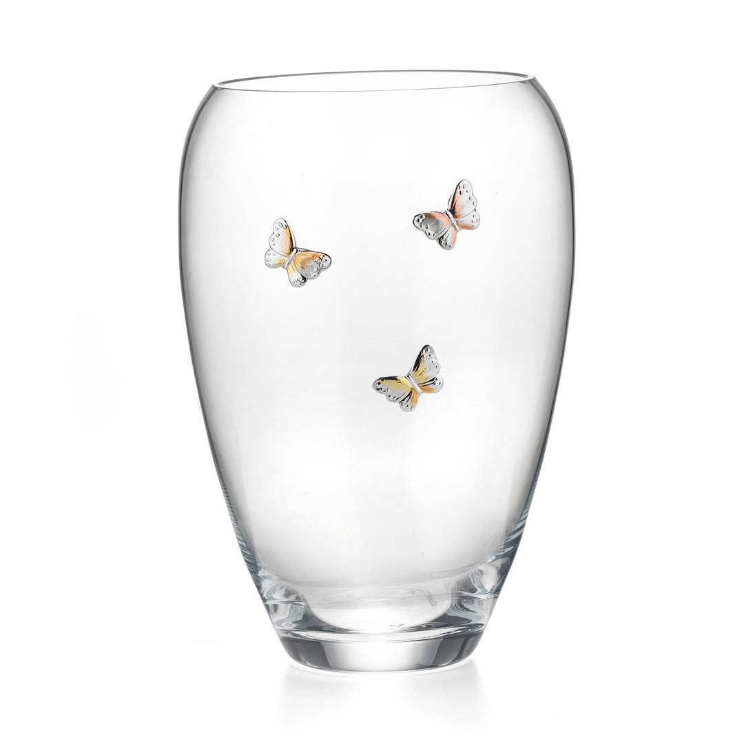 Vaso Acca Mariposa Vetro e Argento V.687 VA