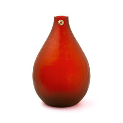 Vaso Vetro Molato Rosso Borchia Dorata Dogale Venezia 51434801